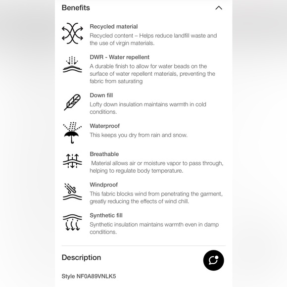 The North Face NWT Women's Range Down 600 Parka Size XXL Khaki Stone - Picture 9 of 16